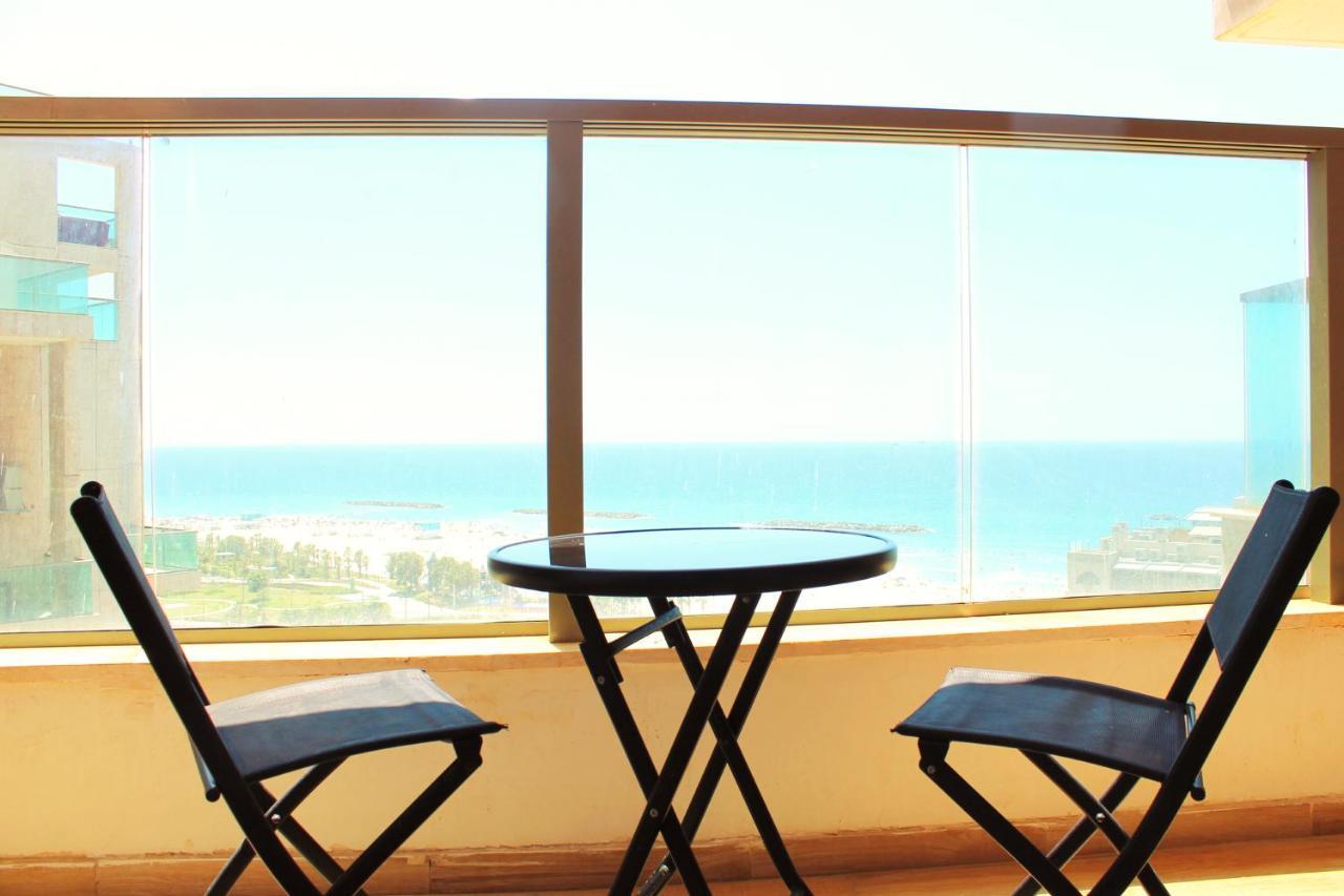 Beach Suite Israel- Best View, Gym, Massage Chair, Low Fee For Off-Site Indoor Pool Spa ביץ סוייט ישראל- נוף ים מאלף, כיסא מסאז, חדר כושר, אפשרות לבריכה מקורה, וספא בתשלום ממש מוזל Ashkelon Luaran gambar